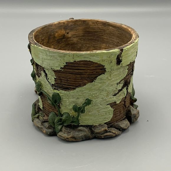 Vtg Resin Flapping Wing Duck Barrel Planter Kitschy Grannycore Cabin Lake House - Picture 4 of 6